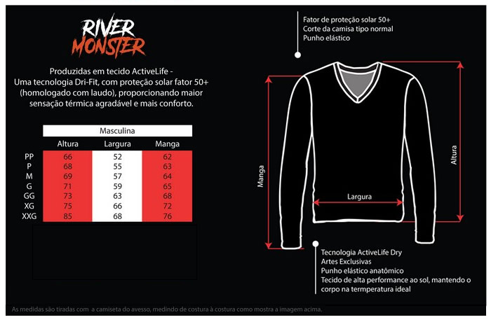 CAMISETA BRK RIVER MONSTER
