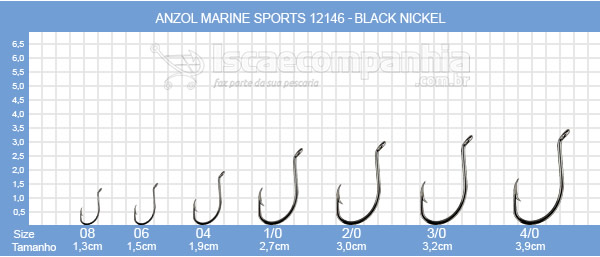 Anzol Marine Sports 12146 - Black