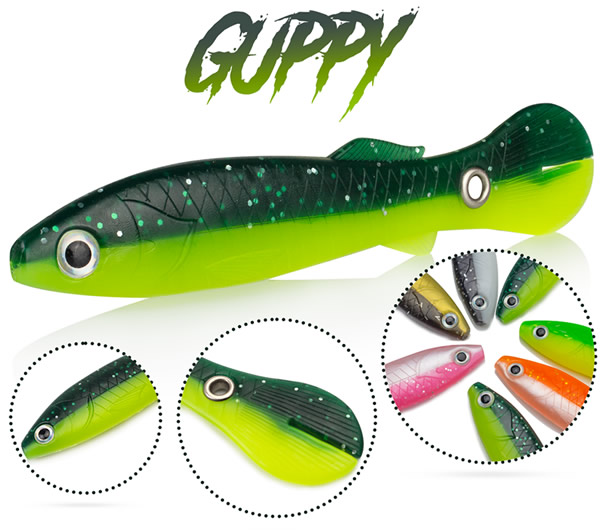 Isca Soft Bait Albatroz Guppy - 10cm 6gr