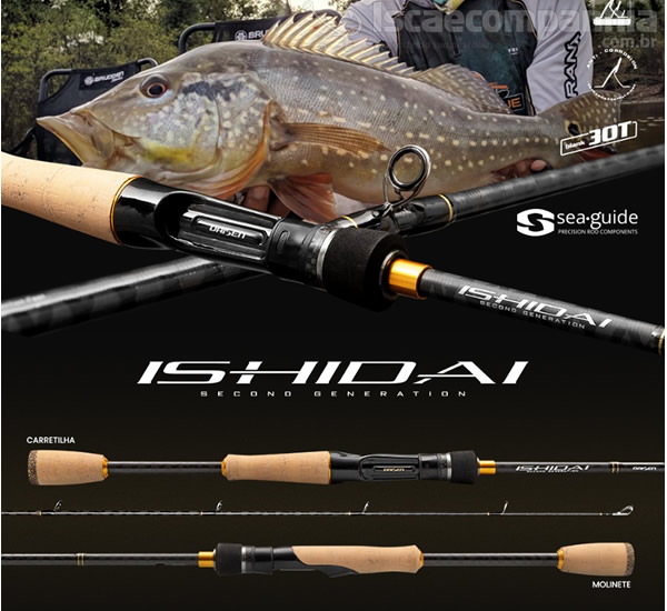 Vara Daisen Ishidai Second Generation ISC-641L 6-12Lb 6`4 (1,92m) - Carretilha (Inteiriça)