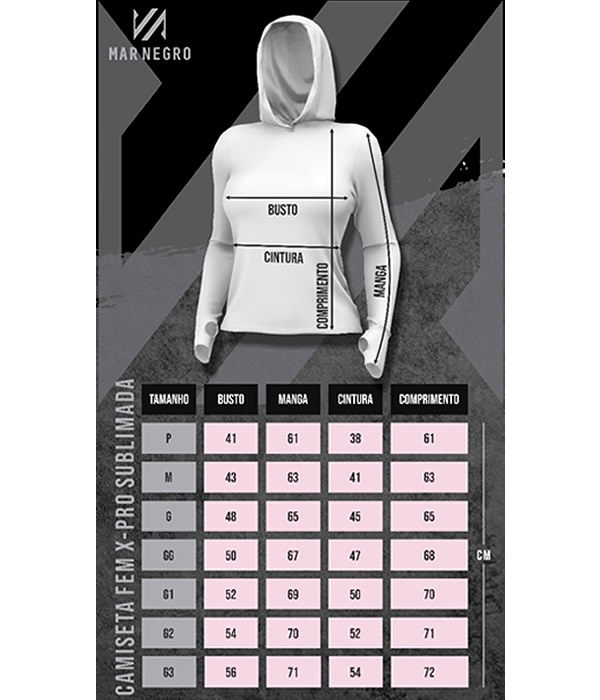 Camiseta Feminina Mar Negro Sublimada Clear