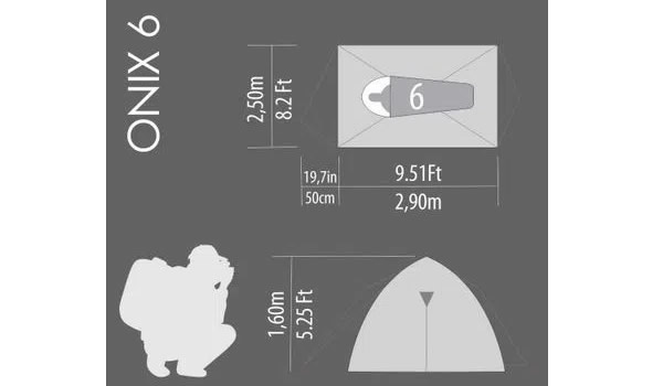 Barraca Nautika Blackout Onix 6 Pessoas