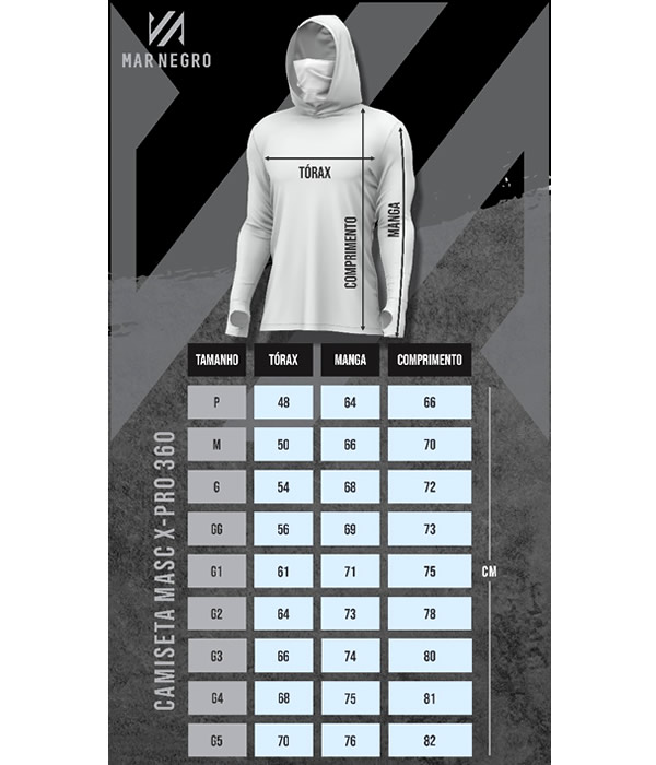 Camiseta Mar Negro 30171 X Protection 360 - Azul Marinho