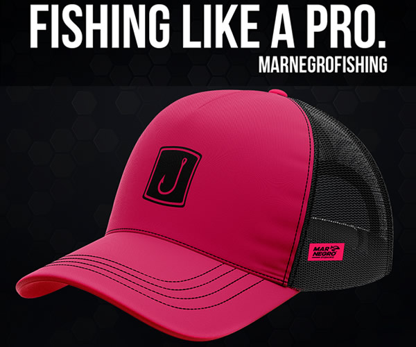 Boné Mar Negro Fishing 30155 Anzol Rosa