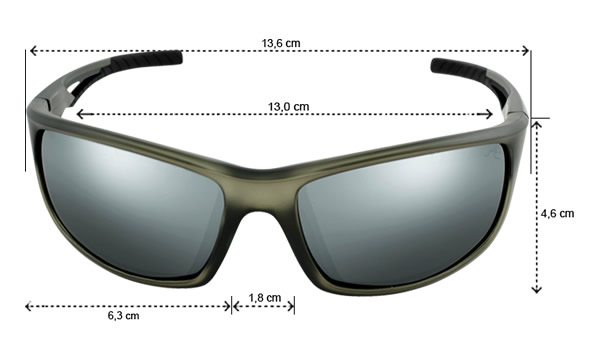 Óculos Polarizado Saint Plus Fluence - Black e Green