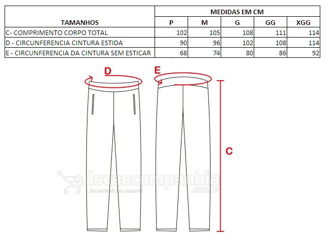 Calça para Pesca Fishing Co. Ref 1120 Exército UFP50+