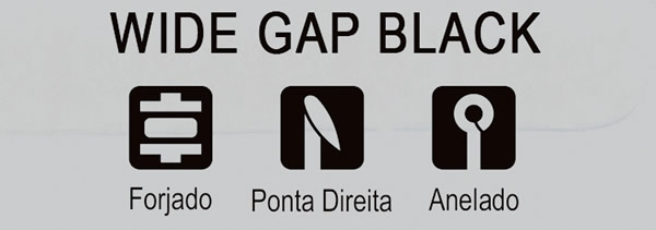 Anzol Crown Wide Gap Black - C/10UN