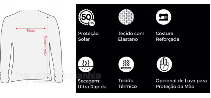 Camiseta Feminina Poliamida Mar Negro 49272 - Marinho