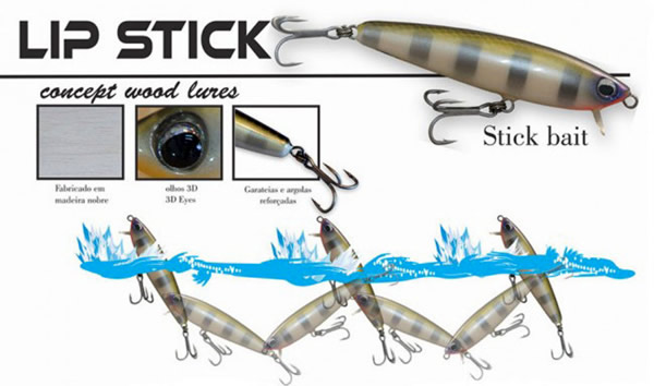 Isca OCL Lures Lip Stick 75 Isca OCL Lures Lip Stick 75