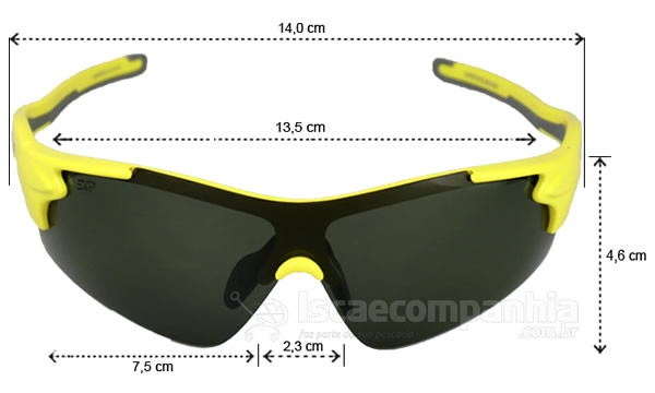Óculos Express Polarizados Tubarão - Amarelo