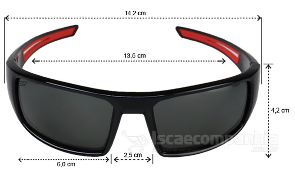 Óculos Express Polarizados Traineiras - Vermelho