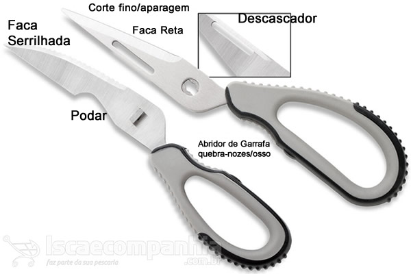 Tesoura Rapala Multifuncional Pro Marine RFGS
