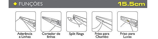 Alicate Maruri Split Ring Fishing Pliers DFS103