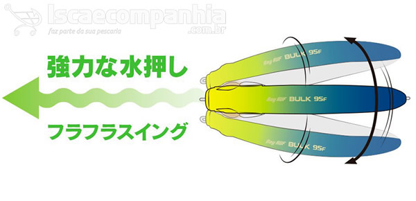 Isca DUO Bay Ruf Bulk 95F - 9,5cm 14gr
