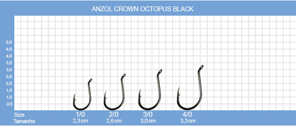 Anzol Crown Octopus - Black
