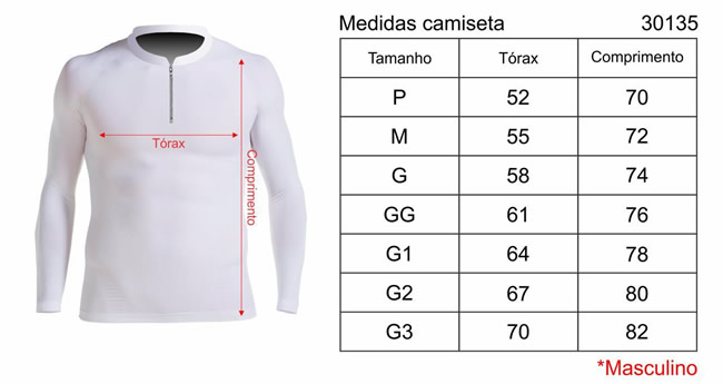 Camiseta Poliamida Mar Negro 30092 - Branco