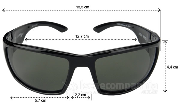 Óculos Polarizado Black Bird Fishing ZM-SX-S.004 - Preto - Edição Especial