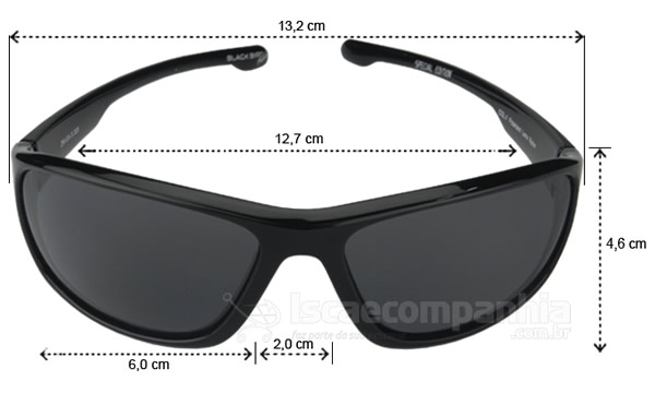 Óculos Polarizado Black Bird Fishing ZM-SX-S.005 - Preto - Edição Especial