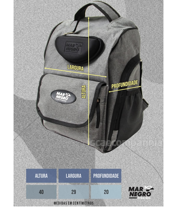 Mochila para Pesca Mar Negro 30162