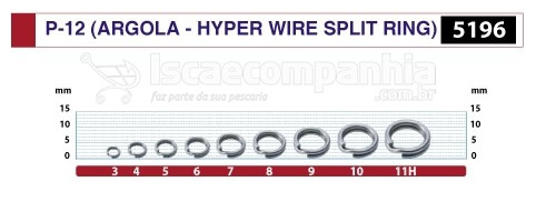 ARGOLA HYPER WIRE SPLIT RING P-12 5196