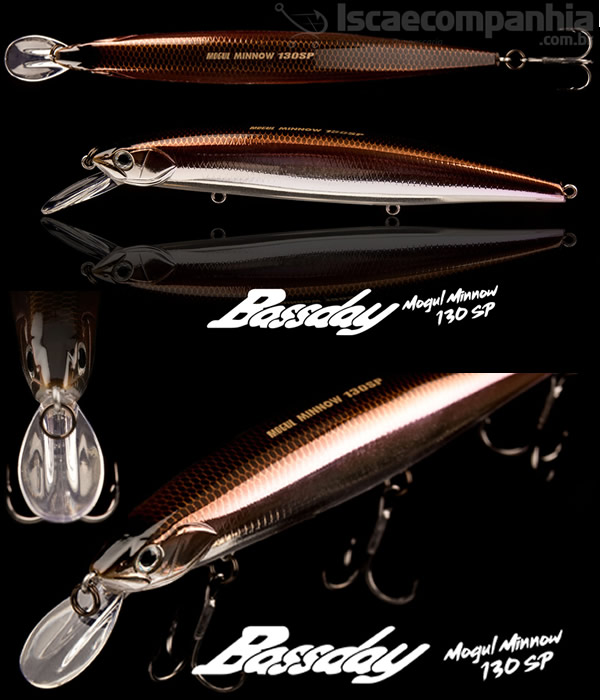 Isca BassDay Mogul Minnow 130SP - 13cm 22,6gr