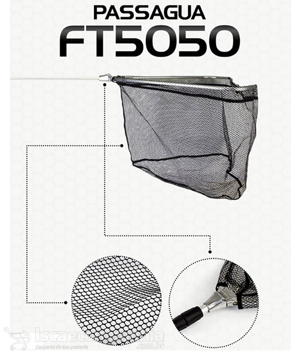 Passaguá Albatroz FT5050 - Rede Nylon Emborrachada