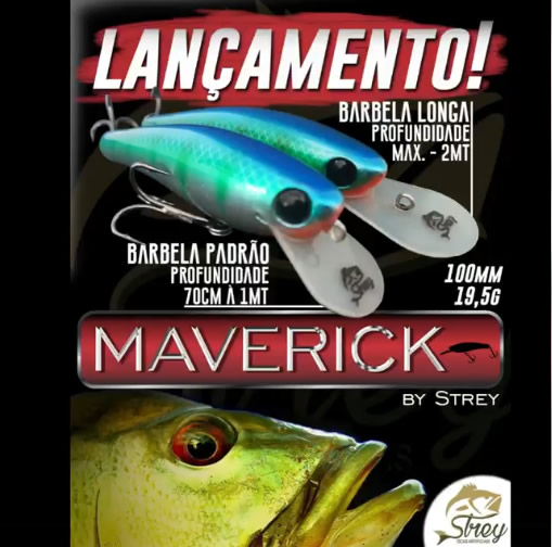 sca Strey Maverick  Deep - Barbela Longa 10cm 19,5gr