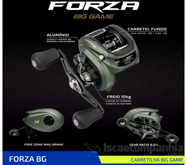 Carretilha Marine Sports Forza Big Game BG GTS