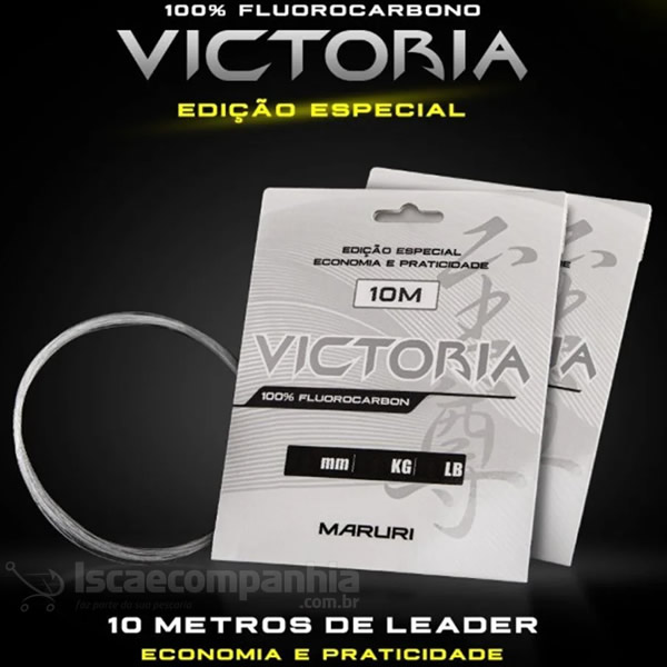 Linha Mono Fluorocarbon Maruri Victoria - 0,60mm 39,2Lb 10m