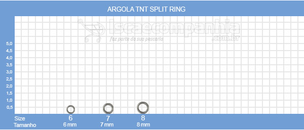 Argola TNT Split Ring - 20UN