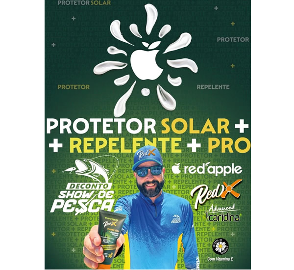 Red Apple Redex Protetor Solar 30FPS + Repelente Advanced com Icaridina - 60gr