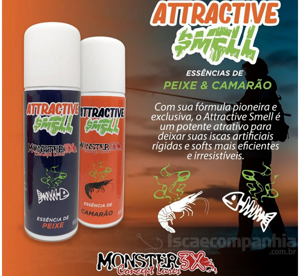 Essência Monster M3X Attractive Smell - Aroma de Peixe e Camarão