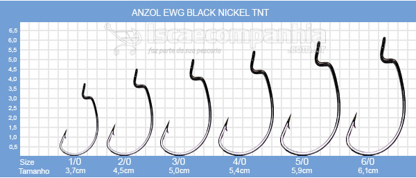 Anzol TNT Offset EWG - 4 unidades